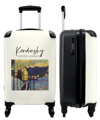 Koffer - Handgepäck - Kandinsky - Kunst - Farben - Winter - Trolley - Rollkoffer -