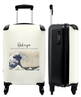 Koffer - Handgepäck - Hokusai - Kunst - Golf - Meer - Trolley - Rollkoffer - Kleine
