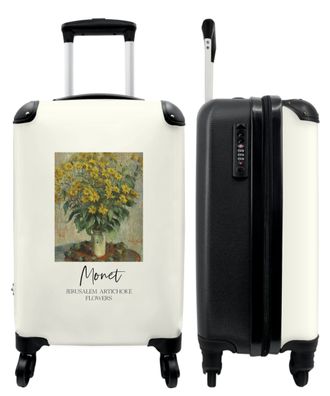 Koffer - Handgepäck - Kunst - Monet - Blumen - Alter Meister - Trolley - Rollkoffer -