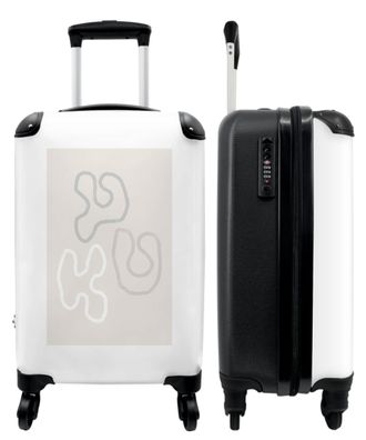 Koffer - Handgepäck - Formen - Pastell - Design - Abstrakt - Trolley - Rollkoffer -