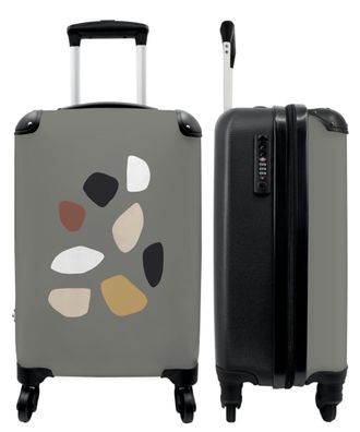 Koffer - Handgepäck - Formen - Grau - Abstrakt - Kunst - Trolley - Rollkoffer -