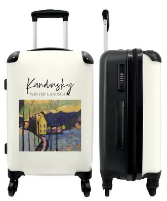 Großer Koffer - 90 Liter - Kandinsky - Kunst - Farben - Winter - Trolley -