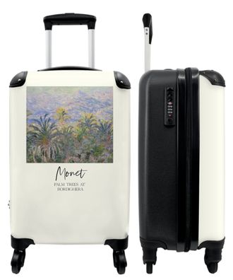 Koffer - Handgepäck - Kunst - Monet - Palmen - Alter Meister - Trolley - Rollkoffer -