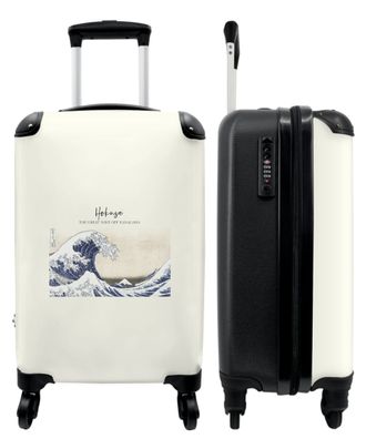 Koffer - Handgepäck - Kunst - Meer - Hokusai - Alte Meister - Trolley - Rollkoffer -