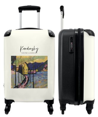 Koffer - Handgepäck - Kunst - Kandinsky - Landschaft - Farben - Trolley - Rollkoffer