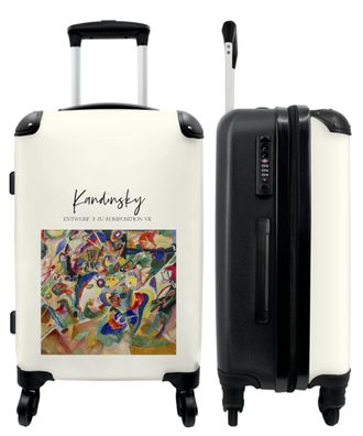 Großer Koffer - 90 Liter - Kunst - Abstrakt - Farben - Kandinsky - Trolley -