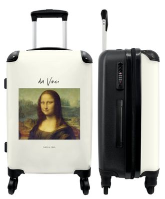 Großer Koffer - 90 Liter - Kunst - Mona Lisa - Leonardao da Vinci - Alte Meister -