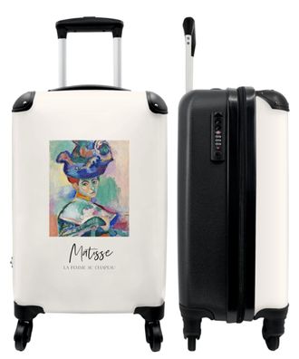 Koffer - Handgepäck - Kunst - Matisse - Künstler - Porträt - Frau - Trolley -