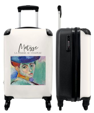 Koffer - Handgepäck - Kunst - Matisse - Porträt - Frau - Trolley - Rollkoffer -