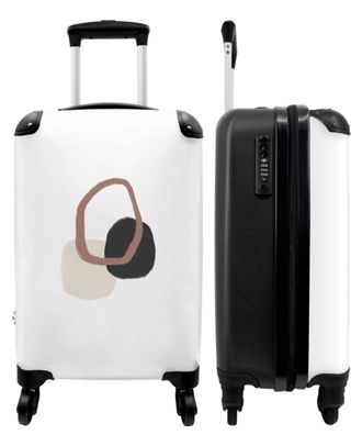 Koffer - Handgepäck - Pastell - Formen - Weiß - Abstrakt - Trolley - Rollkoffer -