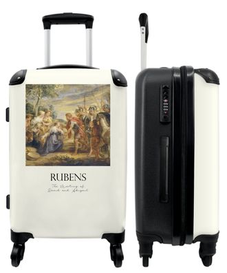 Großer Koffer - 90 Liter - Kunst - Rubens - Alter Meister - Trolley - Reisekoffer