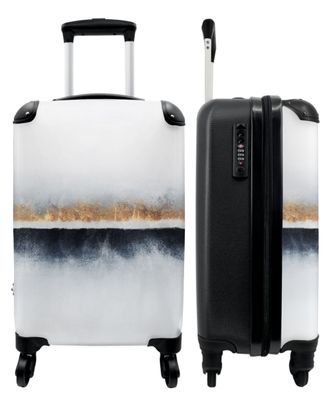 Koffer - Handgepäck - Gold - Schwarz - Weiß - Abstrakt - Trolley - Rollkoffer -
