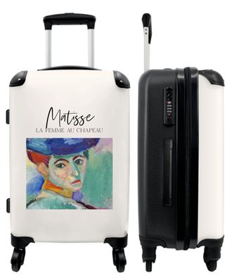 Großer Koffer - 90 Liter - Kunst - Matisse - Porträt - Frau - Trolley - Reisekoffer