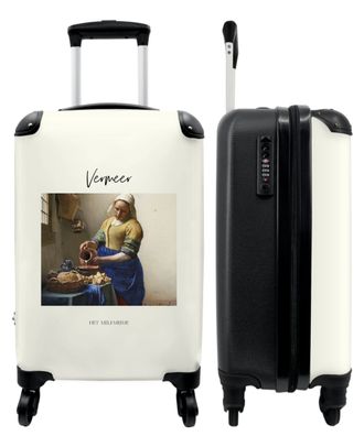 Koffer - Handgepäck - Kunst - Das Milchmädchen - Johannes Vermeer - Alter Meister -