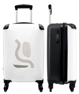 Koffer - Handgepäck - Abstrakt - Formen - Linien - Design - Trolley - Rollkoffer -