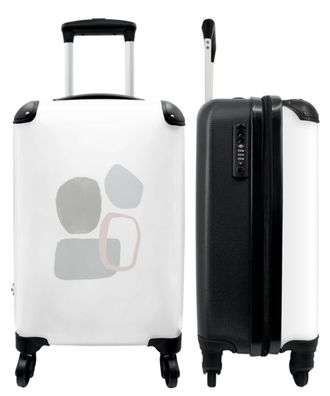 Koffer - Handgepäck - Design - Formen - Pastell - Abstrakt - Trolley - Rollkoffer -