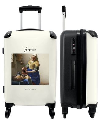 Großer Koffer - 90 Liter - Kunst - Das Milchmädchen - Johannes Vermeer - Alter