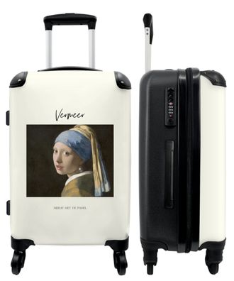 Großer Koffer - 90 Liter - Kunst - Vermeer - Alte Meister - Mädchen mit Perlenohrring