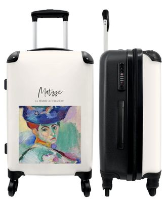 Großer Koffer - 90 Liter - Kunst - Porträt - Matisse - Frau - Farben - Trolley -