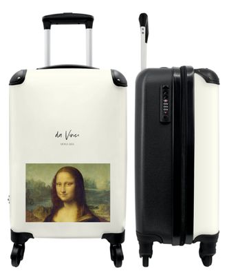 Koffer - Handgepäck - Kunst - Mona Lisa - Alte Meister - Leonardo da Vinci - Trolley