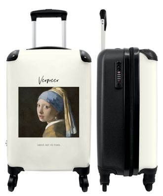 Koffer - Handgepäck - Kunst - Vermeer - Alte Meister - Mädchen mit Perlenohrring -