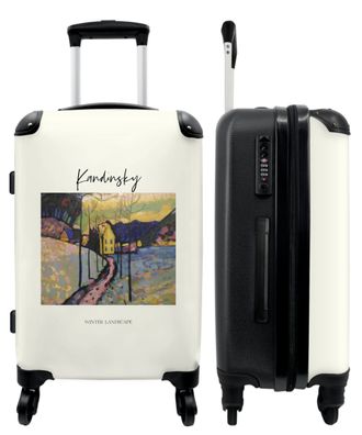 Großer Koffer - 90 Liter - Kunst - Kandinsky - Landschaft - Farben - Trolley -