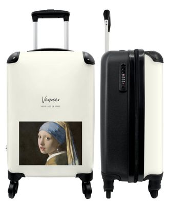 Koffer - Handgepäck - Kunst - Vermeer - Mädchen - Alter Meister - Trolley -