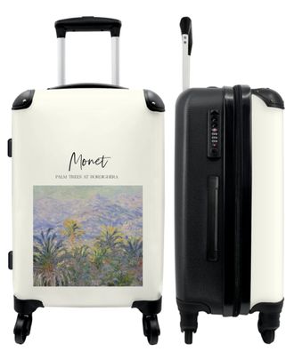 Großer Koffer - 90 Liter - Kunst - Monet - Landschaft - Alter Meister - Trolley -