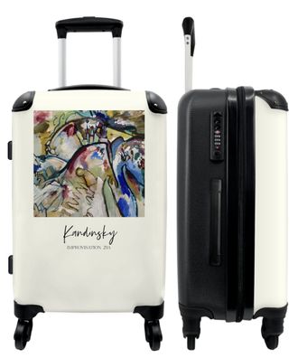 Großer Koffer - 90 Liter - Kunst - Kandinsky - Farben - Abstrakt - Trolley -