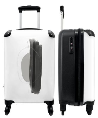 Koffer - Handgepäck - Farbe - Abstrakt - Grau - Schwarz - Trolley - Rollkoffer -