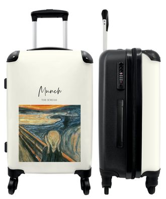 Großer Koffer - 90 Liter - Kunst - Munch - Der Schrei - Alter Meister - Trolley -