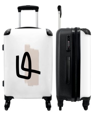 Großer Koffer - 90 Liter - Pastell - Formen - Design - Abstrakt - Trolley -