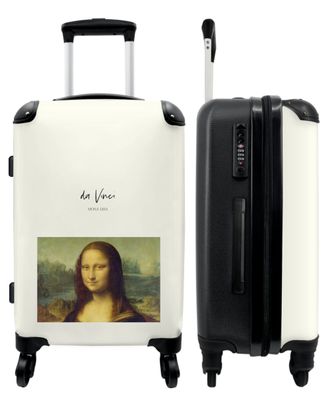 Großer Koffer - 90 Liter - Kunst - Mona Lisa - Alte Meister - Leonardo da Vinci -