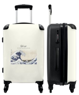 Großer Koffer - 90 Liter - Kunst - Meer - Hokusai - Alte Meister - Trolley -