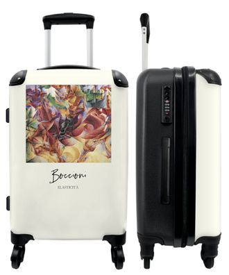 Großer Koffer - 90 Liter - Kunst - Boccioni - Komposition - Farben - Trolley -