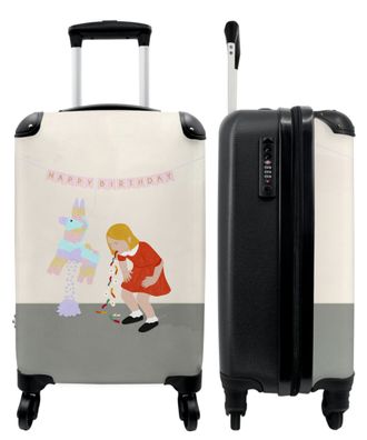 Koffer - Handgepäck - Abstrakt - Geburtstag - Pinata - Mädchen - Trolley - Rollkoffer