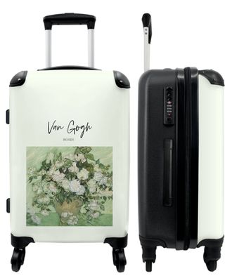 Großer Koffer - 90 Liter - Kunst - Van Gogh - Blumen - Alter Meister - Trolley -
