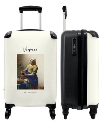 Koffer - Handgepäck - Kunst - Vermeer - Milchmädchen - Alter Meister - Trolley -