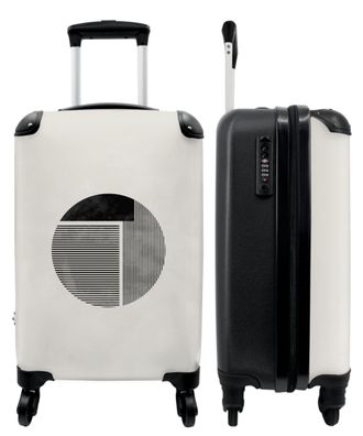 Koffer - Handgepäck - Formen - Linien - Pastell - Abstrakt - Trolley - Rollkoffer -
