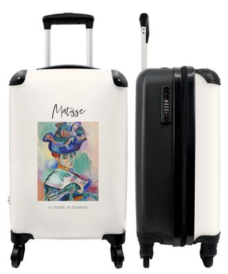 Koffer - Handgepäck - Matisse - Kunst - Porträt - Frau - Trolley - Rollkoffer -