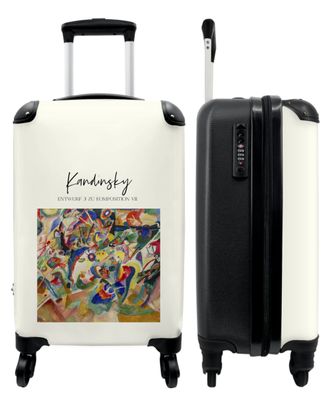 Koffer - Handgepäck - Kunst - Abstrakt - Farben - Kandinsky - Trolley - Rollkoffer -