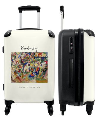 Großer Koffer - 90 Liter - Kandinsky - Kunst - Farben - Abstrakt - Trolley -