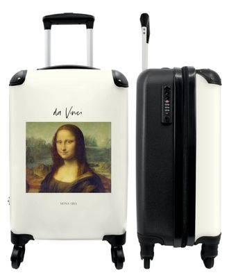 Koffer - Handgepäck - Kunst - Mona Lisa - Leonardao da Vinci - Alte Meister - Trolley