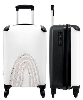 Koffer - Handgepäck - Abstrakt - Regenbogen - Pastell - Design - Trolley - Rollkoffer