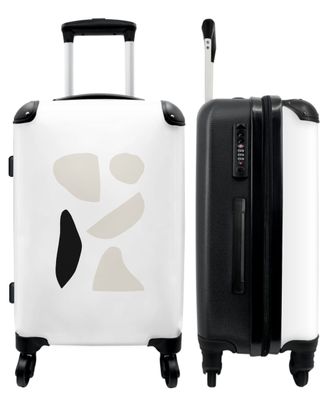 Großer Koffer - 90 Liter - Formen - Abstrakt - Pastell - Design - Trolley -