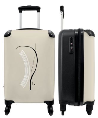 Koffer - Handgepäck - Pastell - Formen - Linien - Abstrakt - Trolley - Rollkoffer -