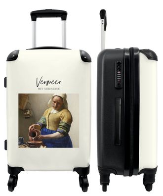 Großer Koffer - 90 Liter - Kunst - Johannes Vermeer - Das Milchmädchen - Alter