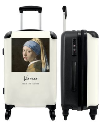 Großer Koffer - 90 Liter - Kunst - Johannes Vermeer - Mädchen mit Perlenohrring -