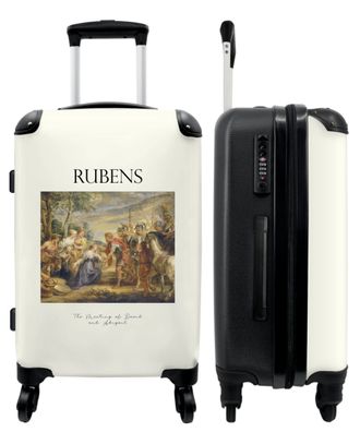 Großer Koffer - 90 Liter - Kunst - Rubens - Druck - Vintage - Alter Meister - Trolley