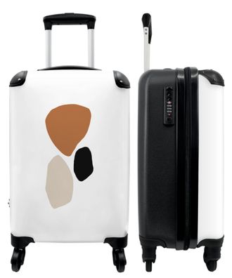 Koffer - Handgepäck - Abstrakt - Pastell - Design - Formen - Trolley - Rollkoffer -